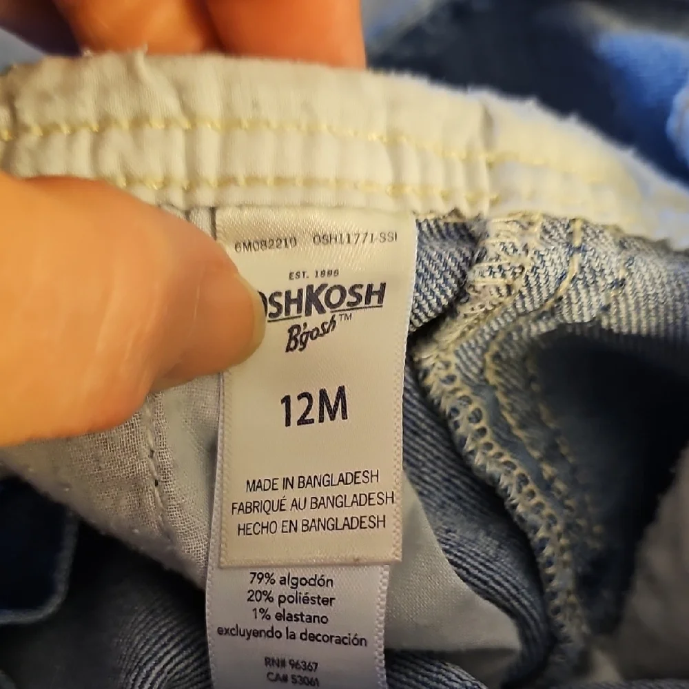 Osh Kosh B'gosh Infant Classic Blue Overalls